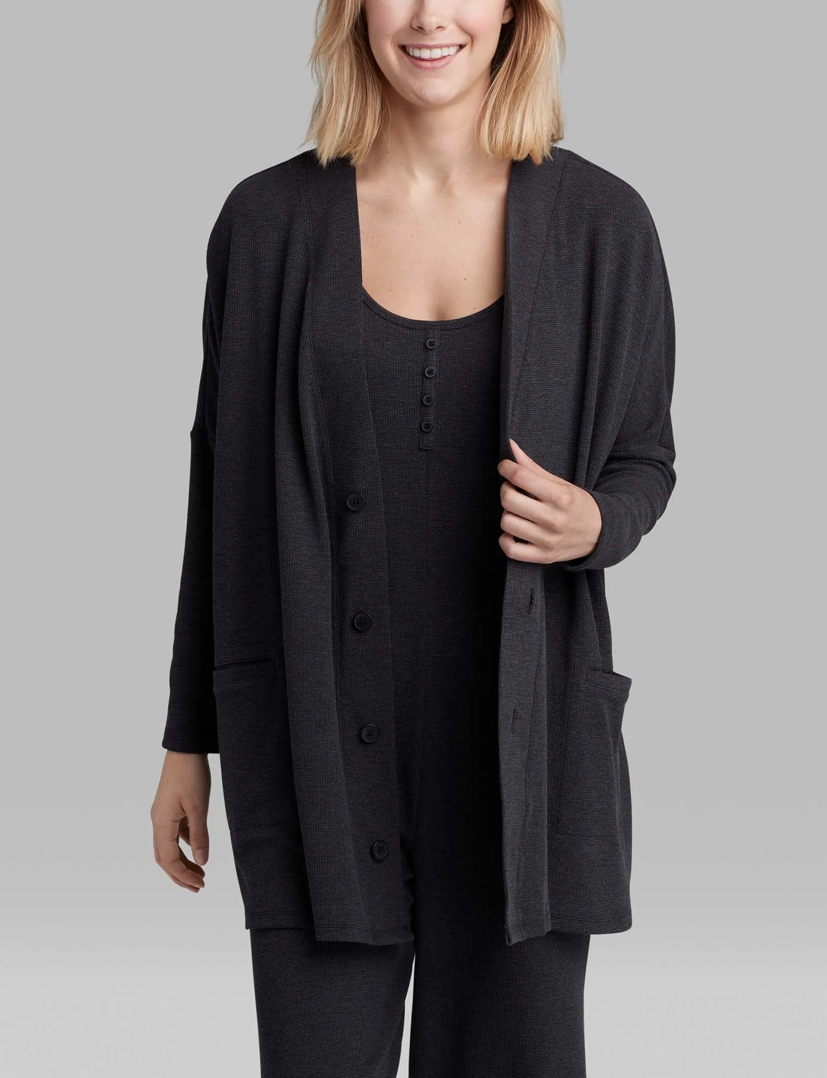 Women's Zen Waffle Cardigan